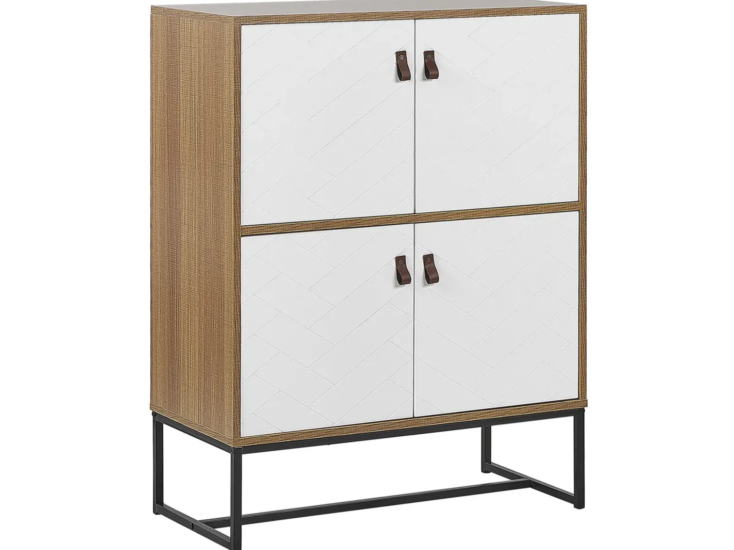 Armadio NUEVA Marrone chiaro/Bianco