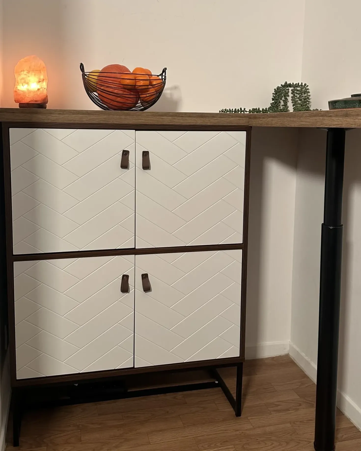 Armadio NUEVA Marrone scuro/Bianco
