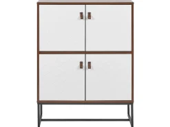 Armadio NUEVA Marrone scuro/Bianco