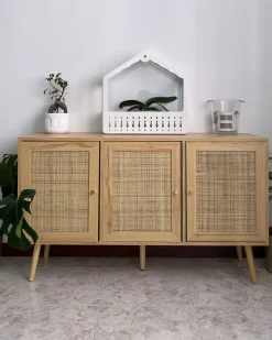 Armadio PEROTE Rattan Marrone chiaro