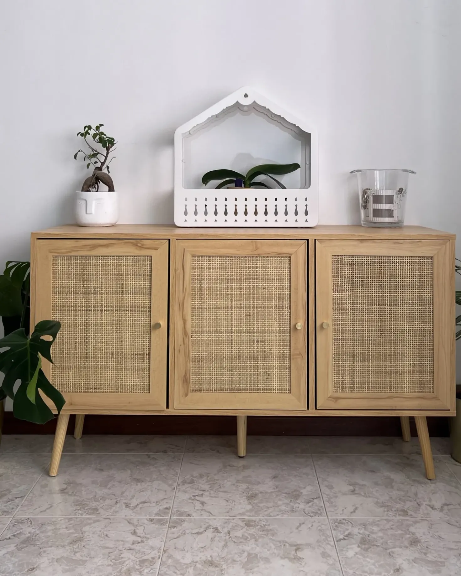 Armadio PEROTE Rattan Marrone chiaro