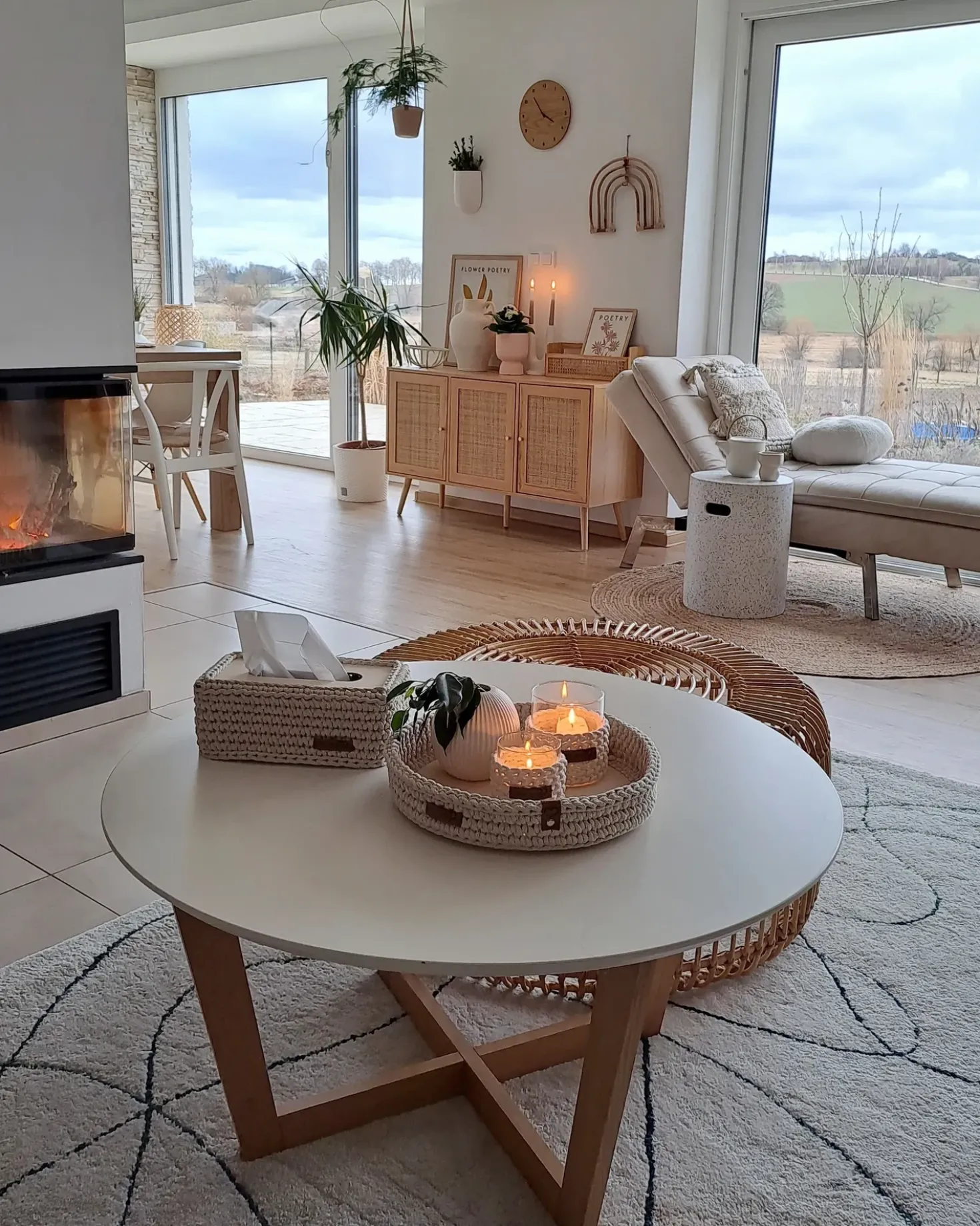 Armadio PEROTE Rattan Marrone chiaro