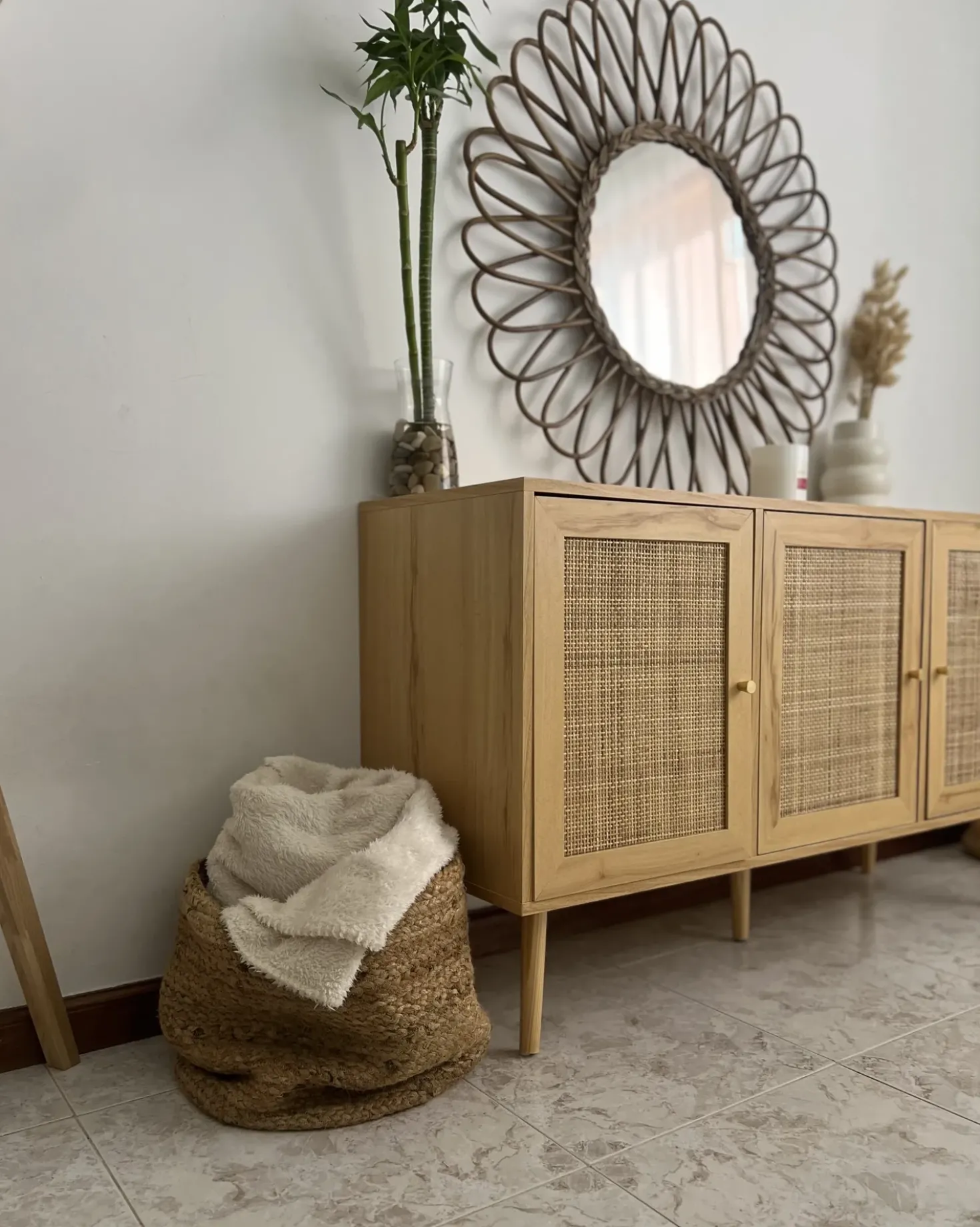 Armadio PEROTE Rattan Marrone chiaro
