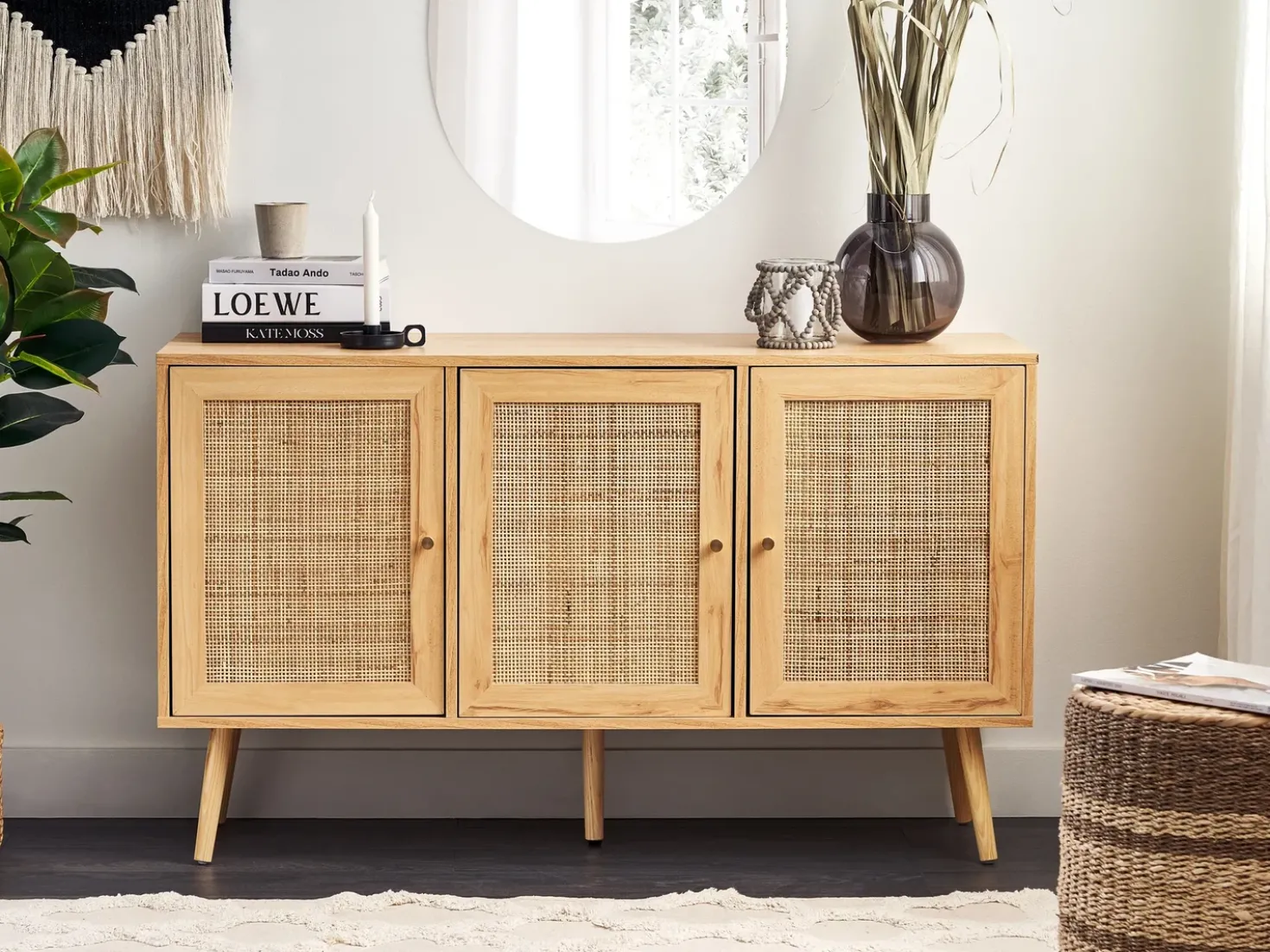 Armadio PEROTE Rattan Marrone chiaro