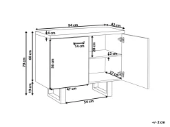 Armadio TIMBER Marrone chiaro