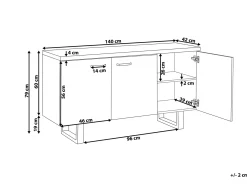Armadio TIMBER Marrone chiaro