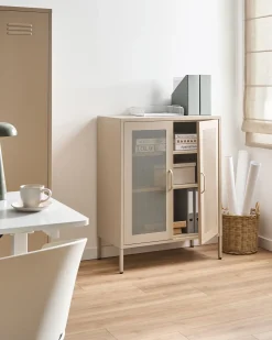 Armadio WAKATIPU Metallo Beige chiaro