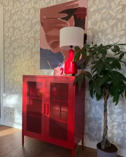Armadio WAKATIPU Metallo Rosso