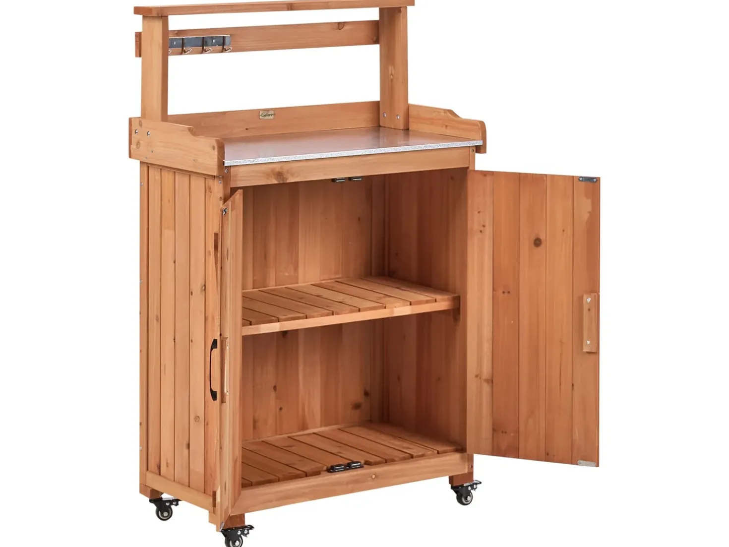 Banco da giardinaggio ALTOLIA Legno di abete 70 cm 40 cm Marrone
