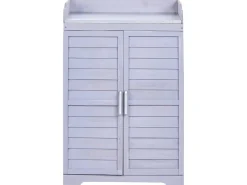 Banco da giardinaggio TEREVILLE Legno di abete 67 cm 45 cm Grigio