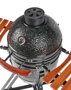 Barbecue a carbonella KAMADO Ceramica Nero