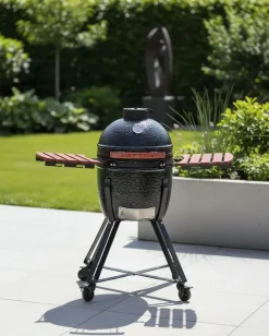Barbecue a carbonella KAMADO Ceramica Nero
