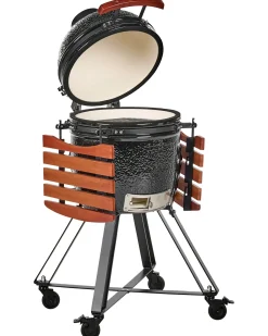 Barbecue a carbonella KAMADO Ceramica Nero