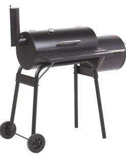 Barbecue a carbonella KATLA con affumicatore Metallo Nero