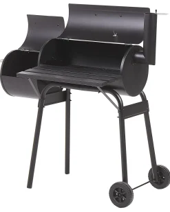 Barbecue a carbonella KATLA con affumicatore Metallo Nero