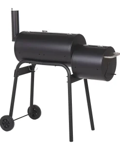 Barbecue a carbonella KATLA con affumicatore Metallo Nero