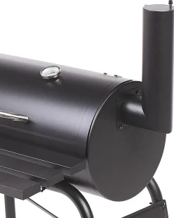 Barbecue a carbonella KATLA con affumicatore Metallo Nero