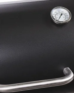 Barbecue a carbonella KATLA con affumicatore Metallo Nero