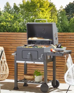 Barbecue a carbonella PAVLOF Metallo Nero