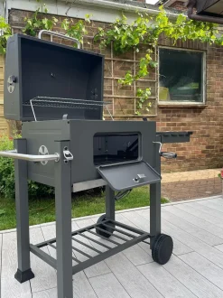 Barbecue a carbonella PAVLOF Metallo Nero