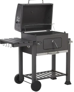 Barbecue a carbonella PAVLOF Metallo Nero