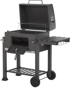 Barbecue a carbonella PAVLOF Metallo Nero
