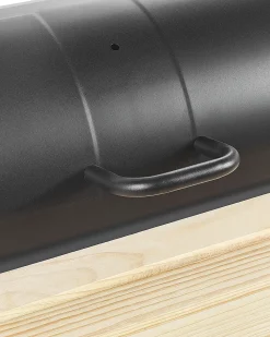 Barbecue a carbonella SATAH con affumicatore Metallo Nero