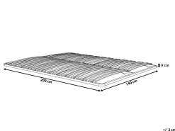 Base letto a doghe COMBOURG 140 x 200 cm