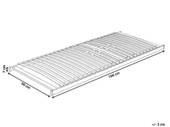 Base letto a doghe VOUZIERS 90 x 200 cm