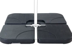 Base per ombrellone CARIA Nero Quadrata 9 kg