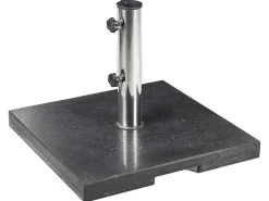 Base per ombrellone CEGGIA Nero Quadrata 25 kg