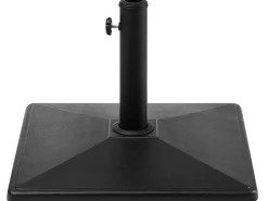 Base per ombrellone CERVO Nero Quadrata 25 kg
