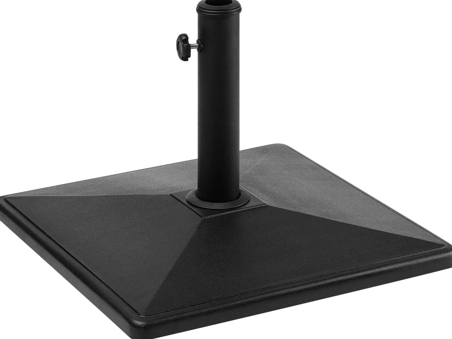 Base per ombrellone CERVO Nero Quadrata 25 kg