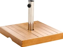 Base per ombrellone CRECCHIO Marrone Quadrata 24 kg
