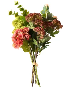 Bouquet di fiori artificiali MINDE 60 cm Rosa