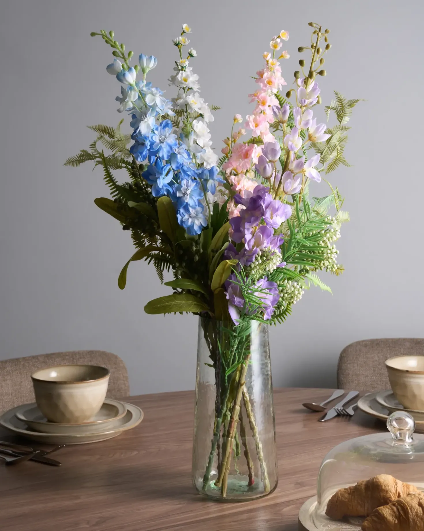 Bouquet di fiori artificiali ACHETE 80 cm Multicolore