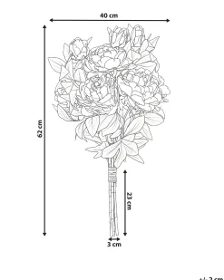 Bouquet di fiori artificiali COLARES 62 cm Rosa