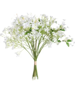 Bouquet di fiori artificiali VEIROS 38 cm Bianco