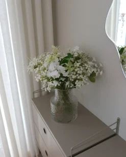 Bouquet di fiori artificiali LOURO 70 cm Bianco