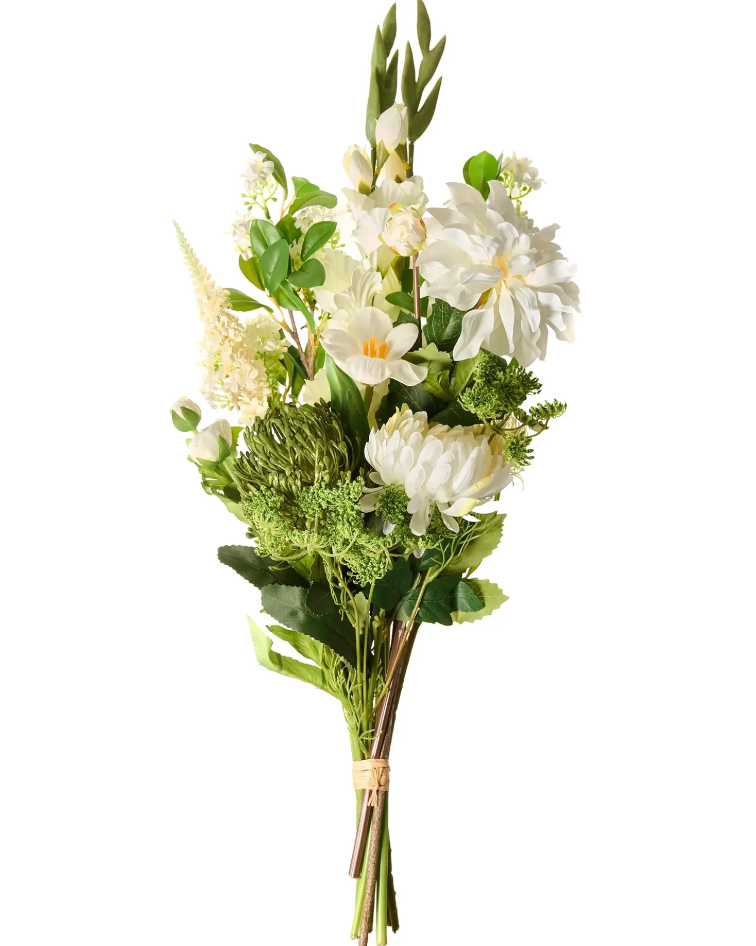 Bouquet di fiori artificiali LOURO 70 cm Bianco