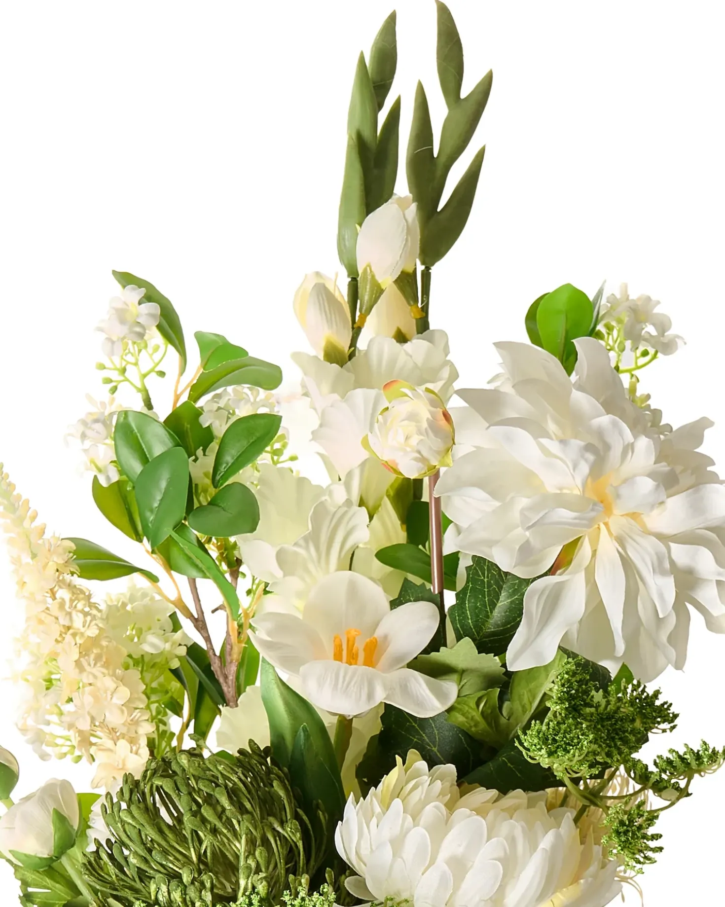 Bouquet di fiori artificiali LOURO 70 cm Bianco
