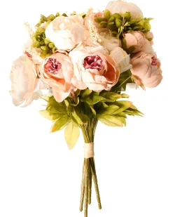 Bouquet di fiori artificiali RAPOSA 45 cm Rosa pastello