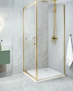 Cabina doccia DARLI 70 x 70 x 185 cm Oro
