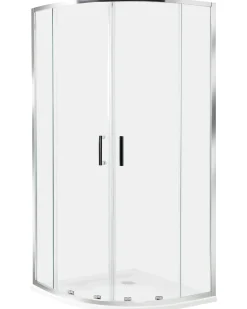 Cabina doccia JUKATAN 90 x 90 x 185 cm Argento