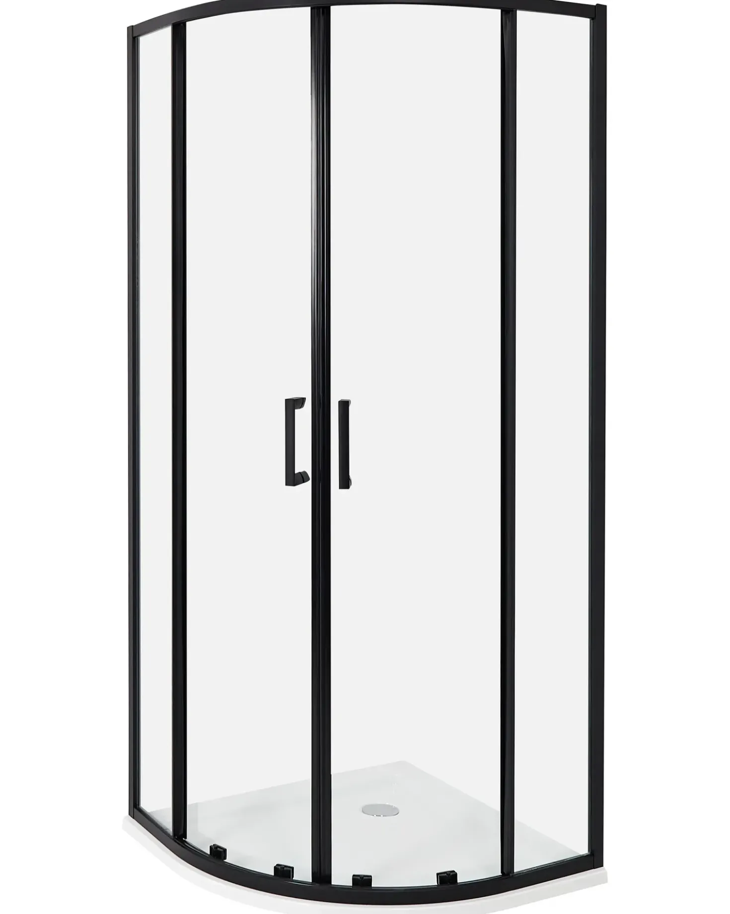 Cabina doccia JUKATAN 80 x 80 x 185 cm Nero