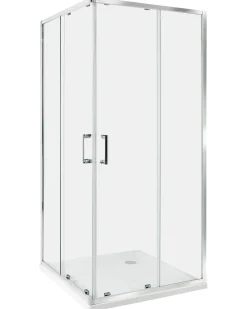 Cabina doccia TELA 90 x 90 x 185 cm Argento