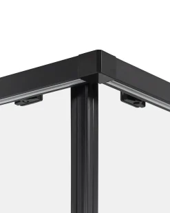 Cabina doccia TELA 90 x 90 x 185 cm Nero