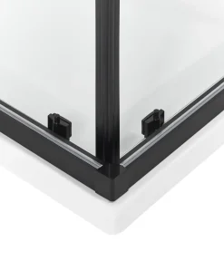 Cabina doccia TELA 90 x 90 x 185 cm Nero