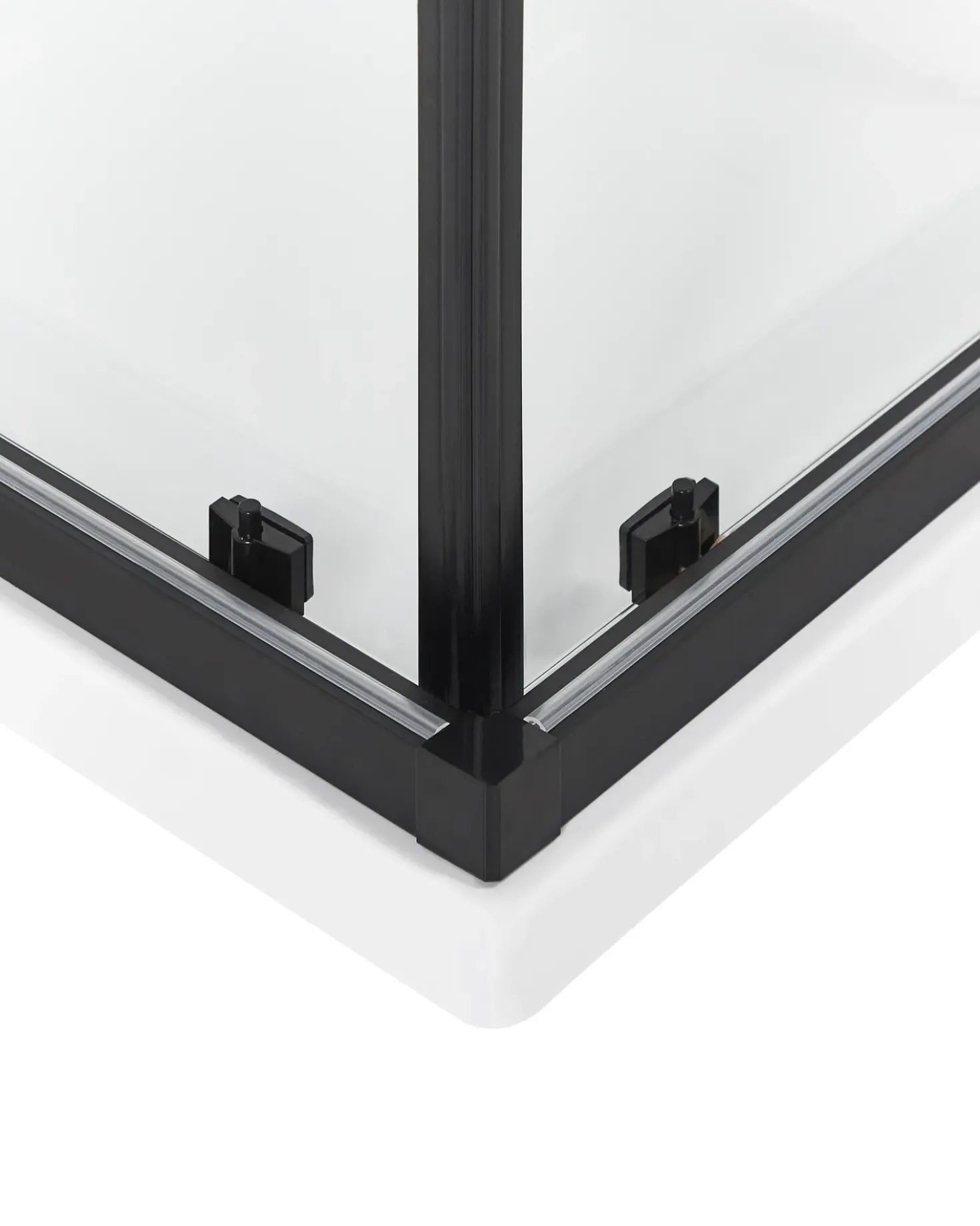 Cabina doccia TELA 90 x 90 x 185 cm Nero