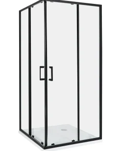 Cabina doccia TELA 90 x 90 x 185 cm Nero